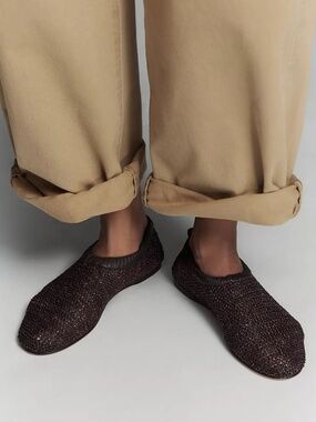 Anthropologie Silent D Ronit Raffia flats